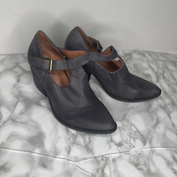 Jeffrey Campbell Handcrafted Ibiza Last Gr Leather T-Strap Western Shooty Sz 7 - Picture 13 of 15